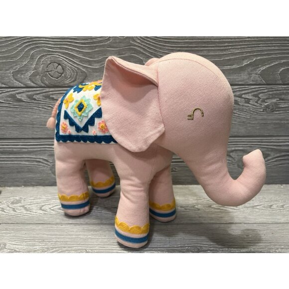 Pillowfort Other - Pillowfort Pink Elephant Plush Embroidered Decorative Stuffed Animal Pillow